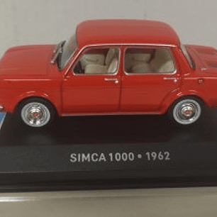 simca 1000 1962 rojo, Ixo, Escala 1-43