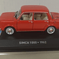 simca 1000 1962 rojo, Ixo, Escala 1-43 - Miniatura 1