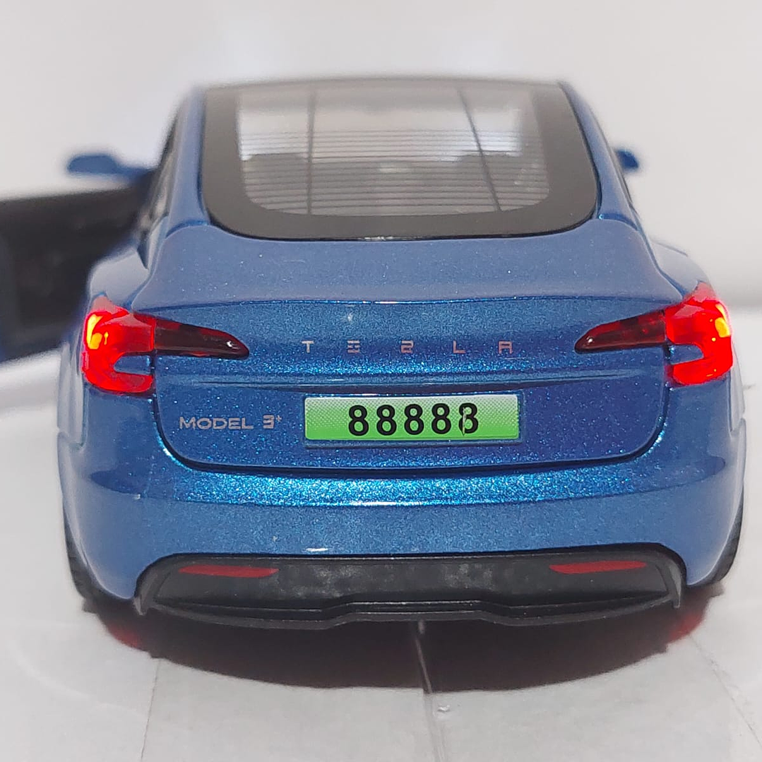 Tesla Modelo 3 AZUL, Chino, Escala 1-32 2