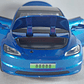 Tesla Modelo 3 AZUL, Chino, Escala 1-32 - Miniatura 7