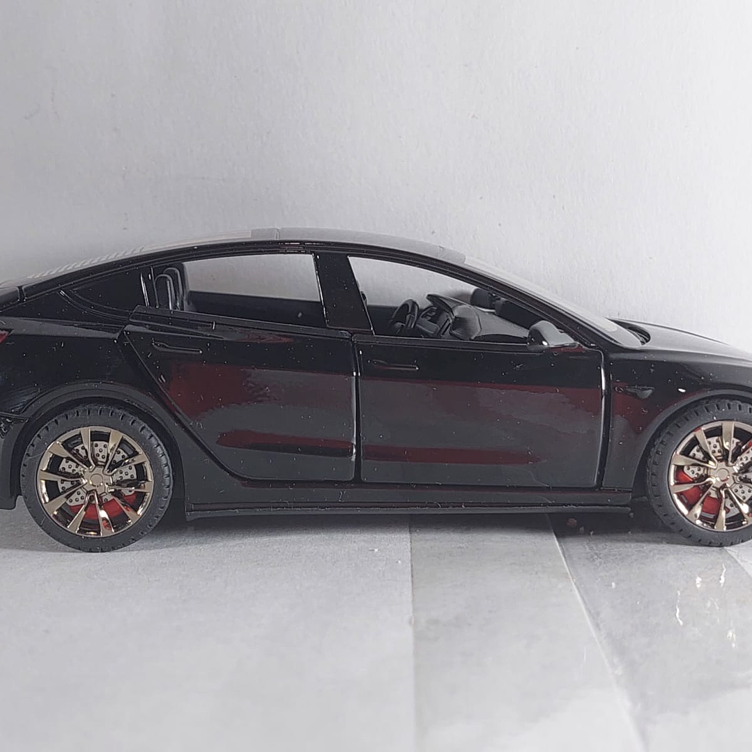 Tesla Modelo 3 NEGRO, Chino, Escala 1-32 4