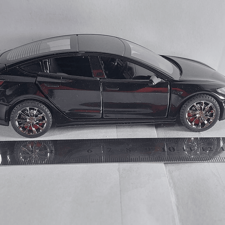 Tesla Modelo 3 NEGRO, Chino, Escala 1-32 6