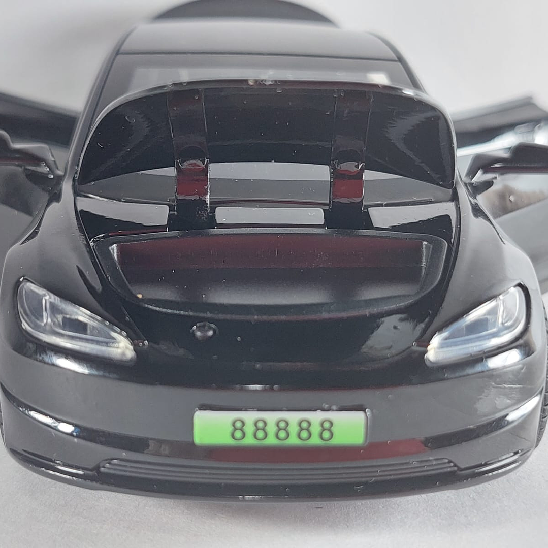 Tesla Modelo 3 NEGRO, Chino, Escala 1-32 7