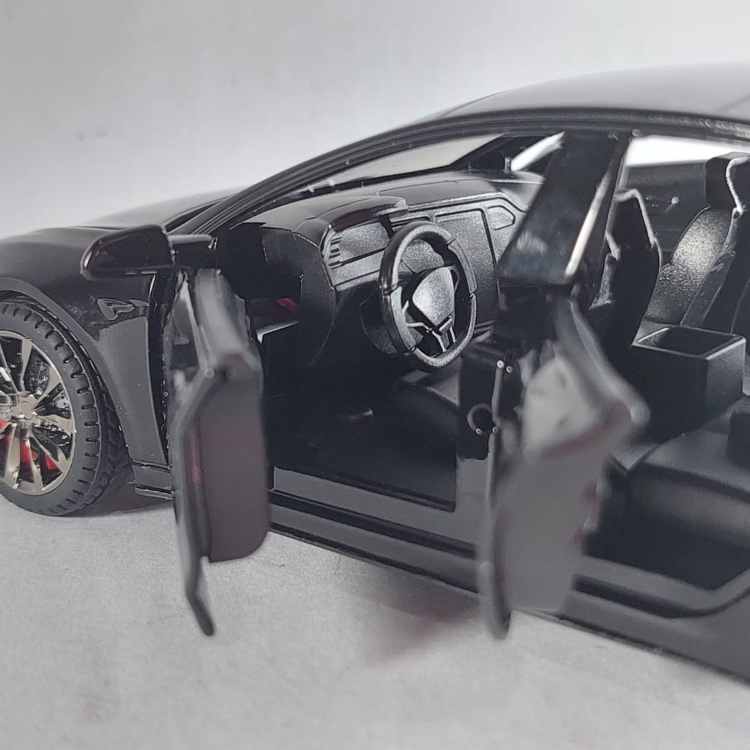Tesla Modelo 3 NEGRO, Chino, Escala 1-32 9