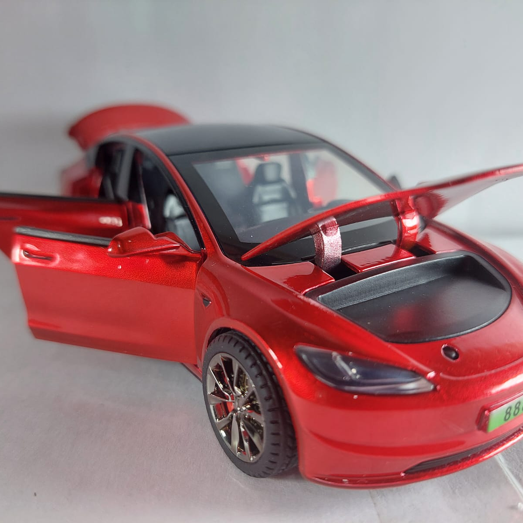 Tesla Modelo 3 ROJO, Chino, Escala 1-32 1