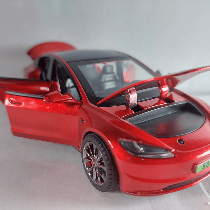 Tesla Modelo 3 ROJO, Chino, Escala 1-32 1