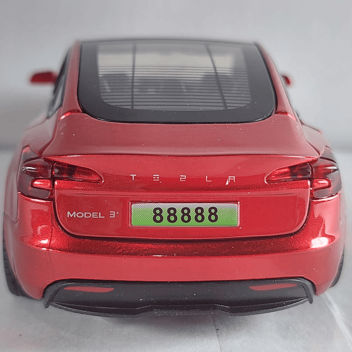 Tesla Modelo 3 ROJO, Chino, Escala 1-32 6
