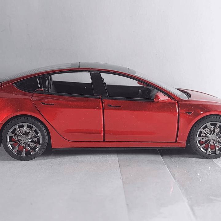 Tesla Modelo 3 ROJO, Chino, Escala 1-32 7