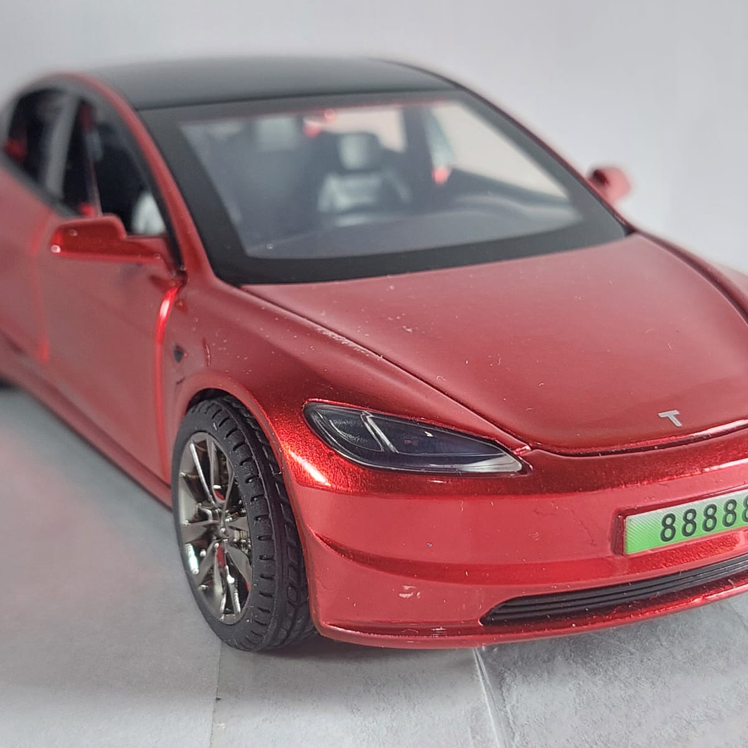 Tesla Modelo 3 ROJO, Chino, Escala 1-32 8