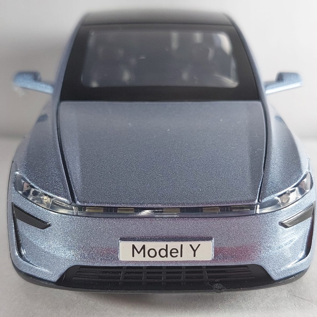Tesla Modelo Y azul, Chino, Escala 1-32 8