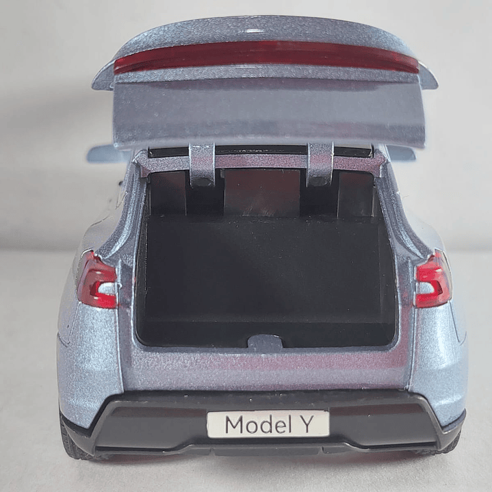 Tesla Modelo Y azul, Chino, Escala 1-32 9