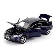 AUDI A4 AZUL MARCA TAYUMO ESCALA 1/32-LEDS