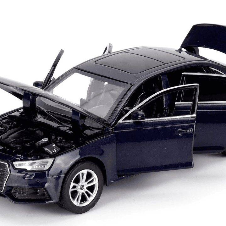 AUDI A4 AZUL MARCA TAYUMO ESCALA 1/32-LEDS 1