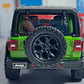Jeep Wrangler VERDE Escala 1/34 Marca Kinsmart - Miniatura 4