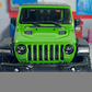 Jeep Wrangler VERDE Escala 1/34 Marca Kinsmart - Miniatura 7