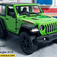 Jeep Wrangler VERDE Escala 1/34 Marca Kinsmart - Miniatura 9