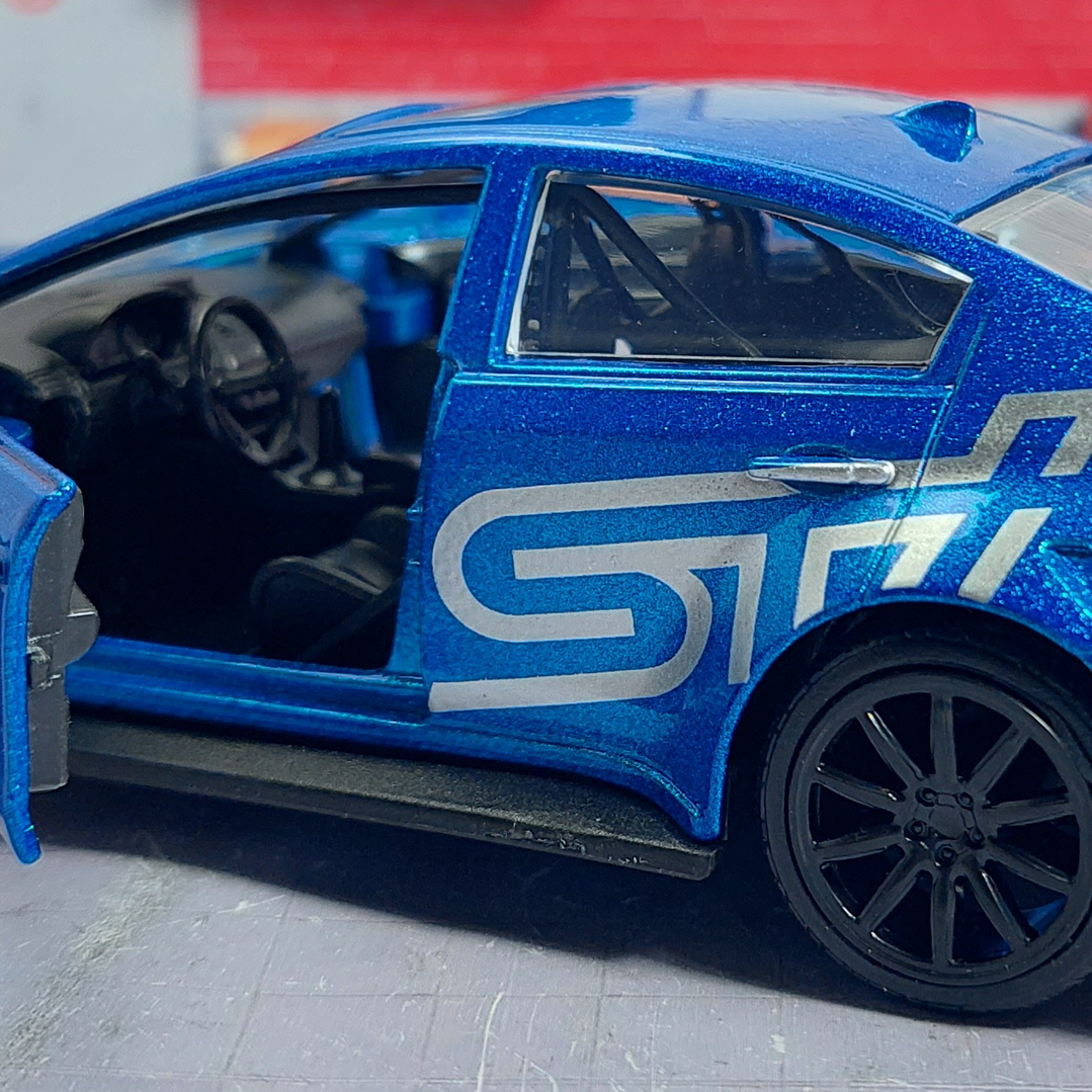 Subaru Impreza AZUL WRX STI, Jada, Escala 1-32 2