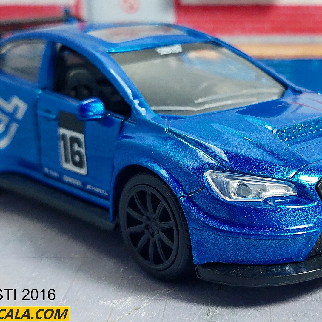 Subaru Impreza AZUL WRX STI, Jada, Escala 1-32 8