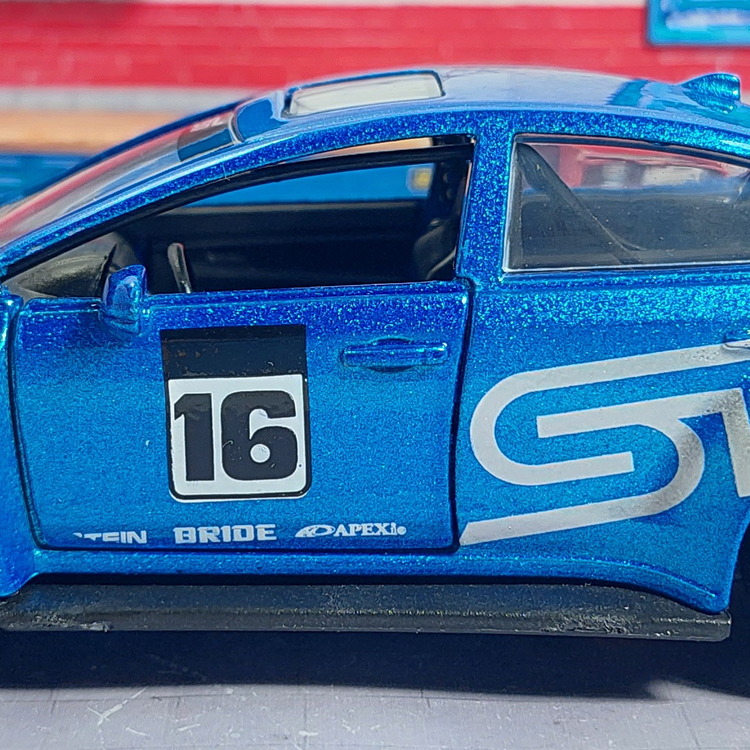 Subaru Impreza AZUL WRX STI, Jada, Escala 1-32 9