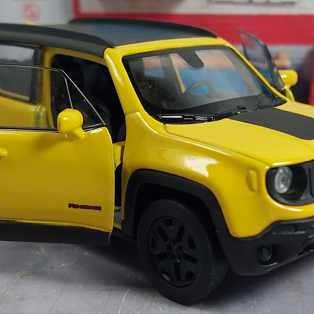 Jeep Renegade Trailhawk AMARILLO Welly, Escala 1-36- 4