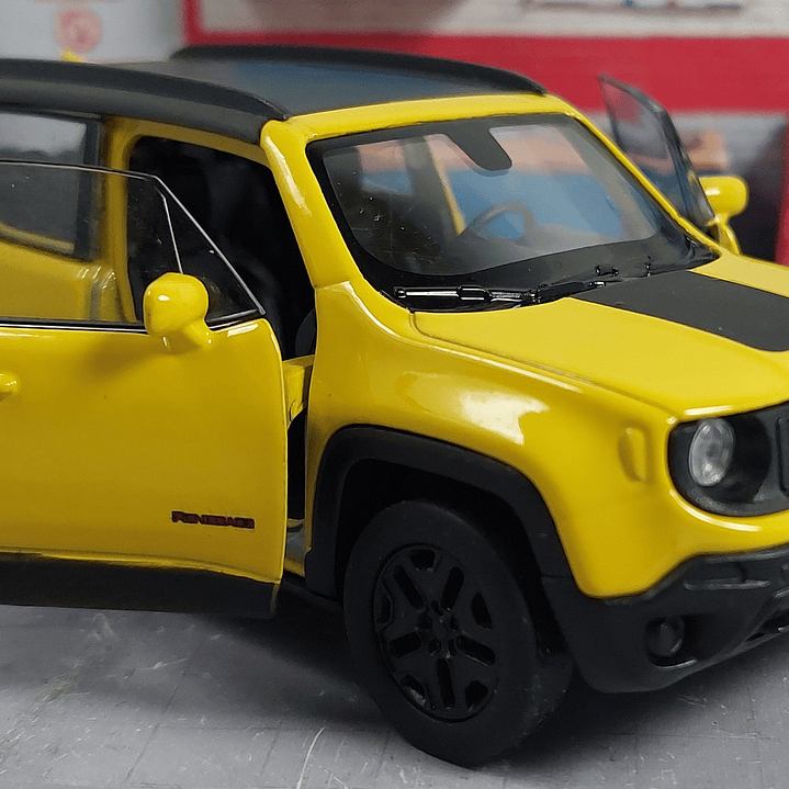 Jeep Renegade Trailhawk AMARILLO Welly, Escala 1-36- 4
