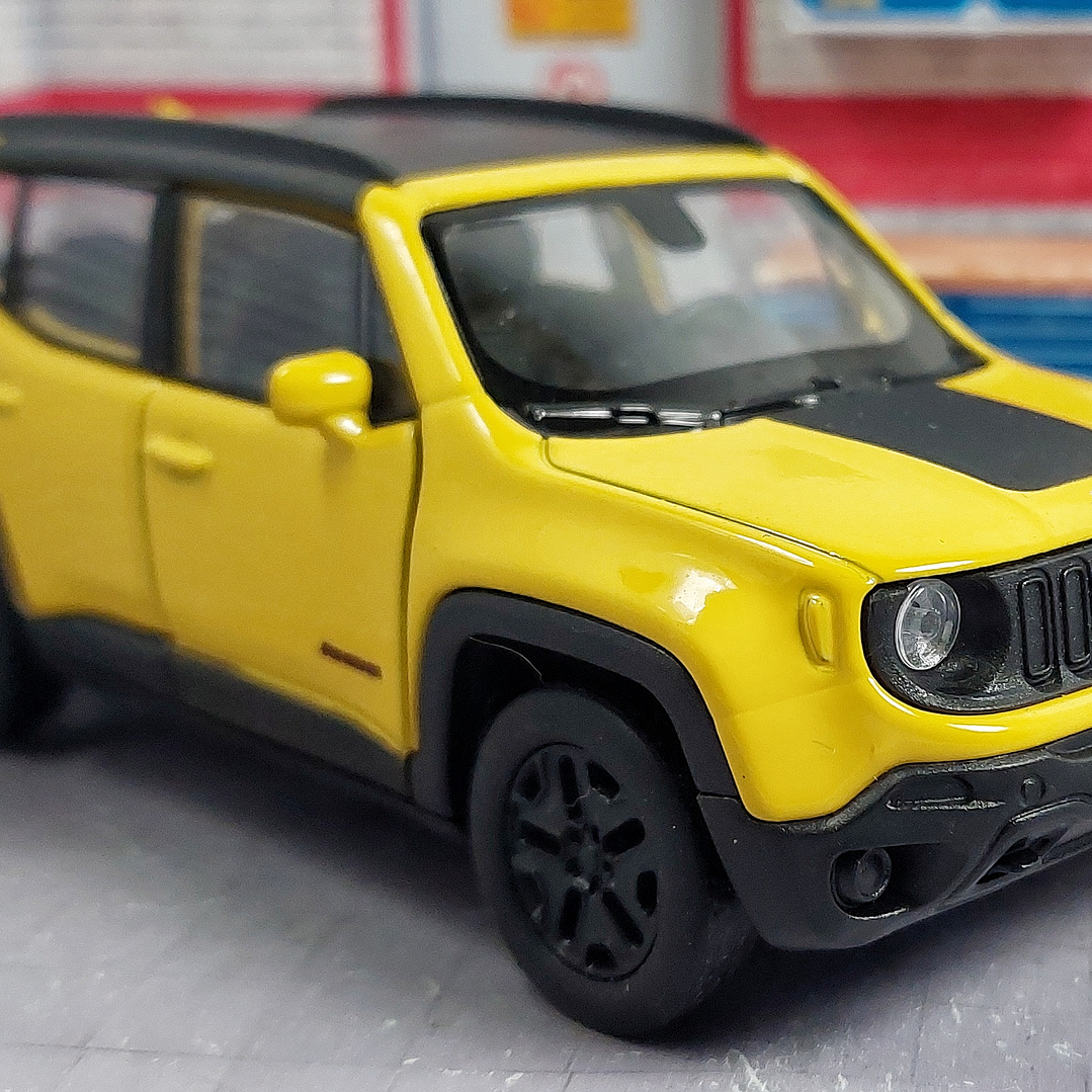 Jeep Renegade Trailhawk AMARILLO Welly, Escala 1-36- 5