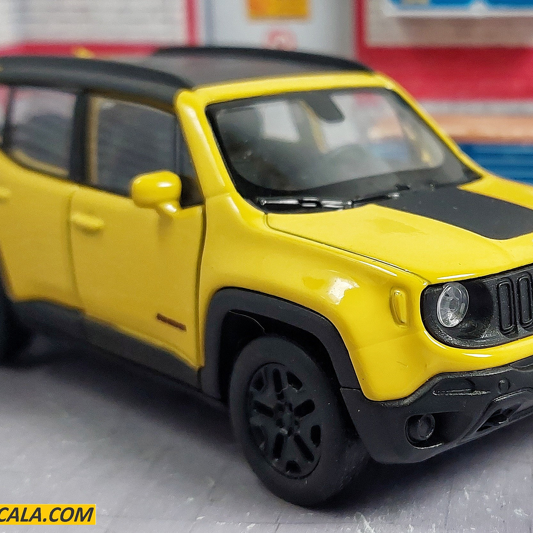 Jeep Renegade Trailhawk AMARILLO Welly, Escala 1-36- 6