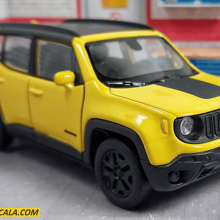 Jeep Renegade Trailhawk AMARILLO Welly, Escala 1-36- 6
