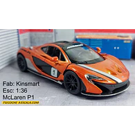 McLaren P1 NARANJA Kinsmart, Escala 1-36