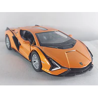 Lamborghini Sian FKP 37 naranja Kinsmart, Escala 1-36