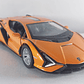 Lamborghini Sian FKP 37 naranja Kinsmart, Escala 1-36 - Miniatura 1