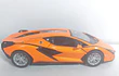 Lamborghini Sian FKP 37 naranja Kinsmart, Escala 1-36