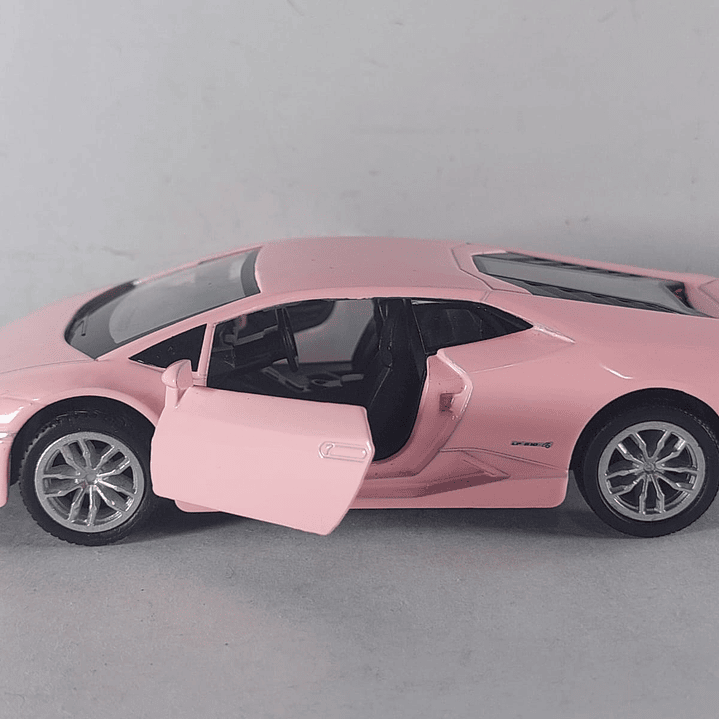 Lamborghini HURACAN ROSADO  Escala 1/36 marca RMZ 2