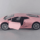 Lamborghini HURACAN ROSADO  Escala 1/36 marca RMZ - Miniatura 2