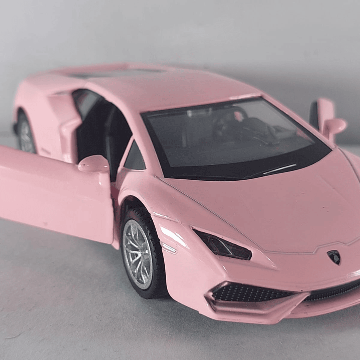 Lamborghini HURACAN ROSADO  Escala 1/36 marca RMZ 1