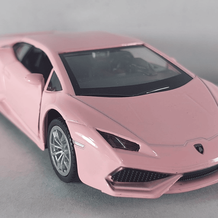 Lamborghini HURACAN ROSADO  Escala 1/36 marca RMZ 3