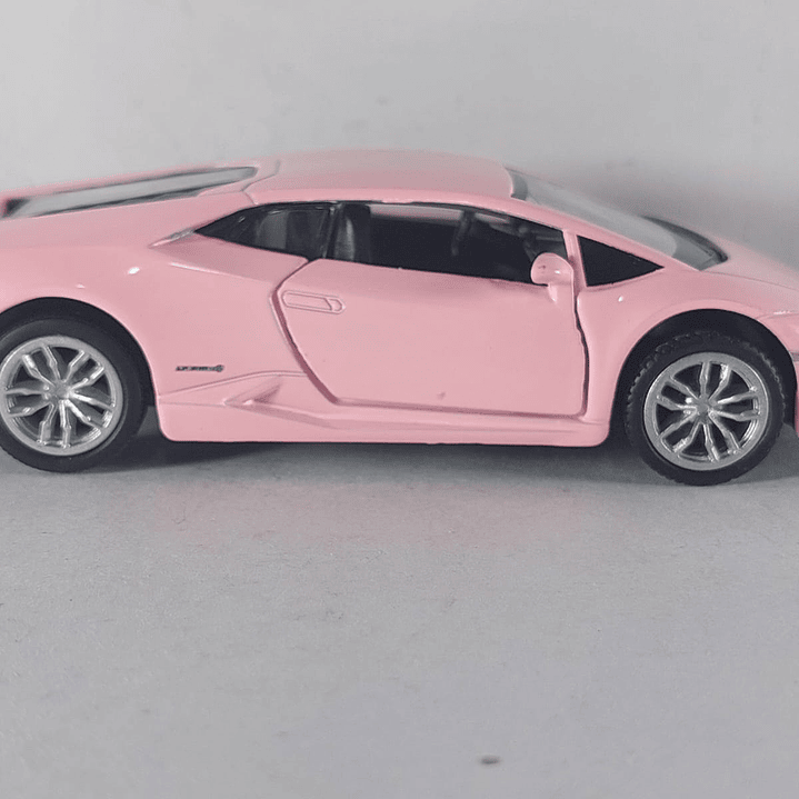 Lamborghini HURACAN ROSADO  Escala 1/36 marca RMZ 4