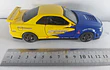 Nissan Skyline GT-R AZUL Y AMARILLO Escala 1-32 LEDS