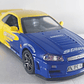 Nissan Skyline GT-R AZUL Y AMARILLO Escala 1-32 LEDS - Miniatura 6