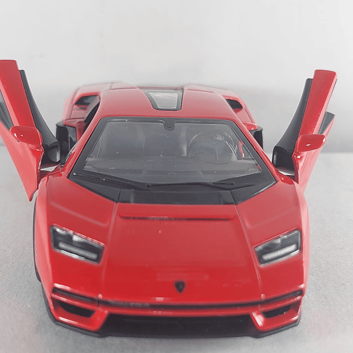 Lamborghini COUNTACHLP 800-4 ROJO  1/36, Marca KINSMART 3