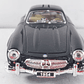 Mercedes-Benz 300SL 1954 ALAS DE GAVIOTA, Kinsmart, 1-36 NEGRO - Miniatura 6