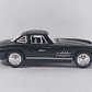 Mercedes-Benz 300SL 1954 ALAS DE GAVIOTA, Kinsmart, 1-36 NEGRO - Miniatura 7