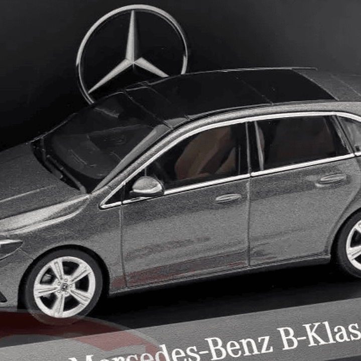 MERCEDES BENZ CLASE B GRIS ESCALA 1/43 HERPA 1