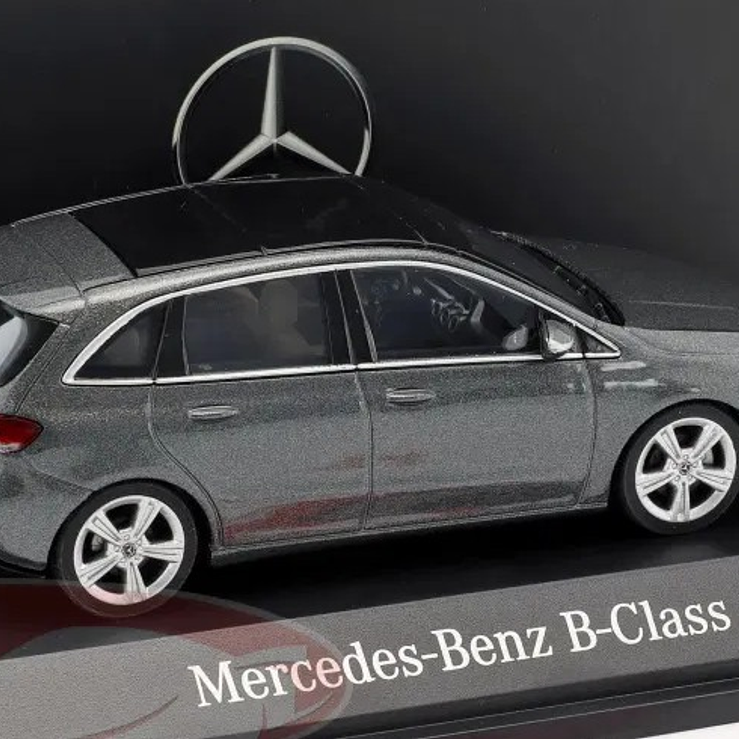 MERCEDES BENZ CLASE B GRIS ESCALA 1/43 HERPA 4