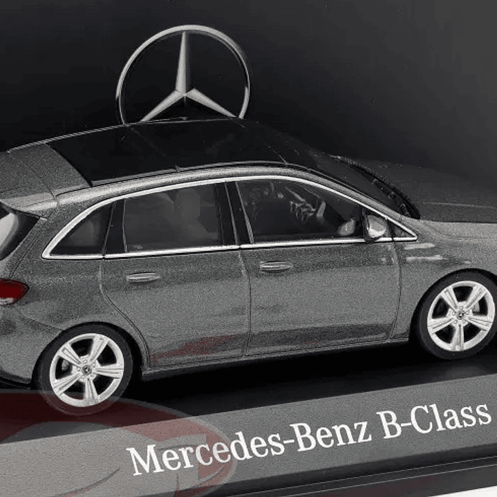 MERCEDES BENZ CLASE B GRIS ESCALA 1/43 HERPA 4