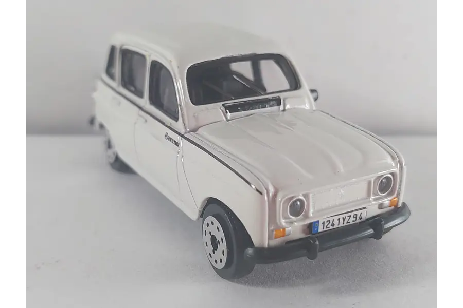 Renault 4, blanco Escala 1:43 MARCA BURAGO