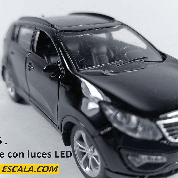 Kia sportage negro 2015  1/36 LED 8