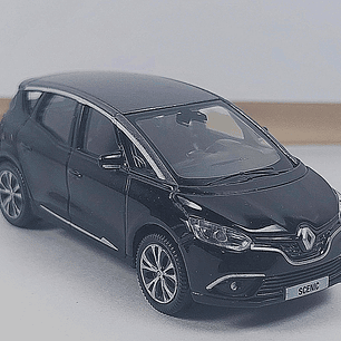 Renault Scenic negro Carro A Escala 1/64