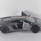 LAMBORGHINI AVENTADOR  1/36 gris MARCA kinsmart BANDERA - Miniatura 5
