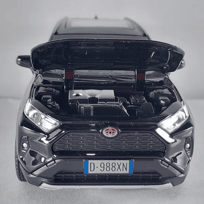Toyota RAV4 ,negra Escala 1/32  7